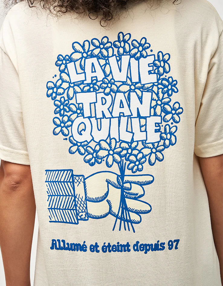 The Quiet Life La Vie Tranquille Bouquet T-Shirt - Cream - Image 7