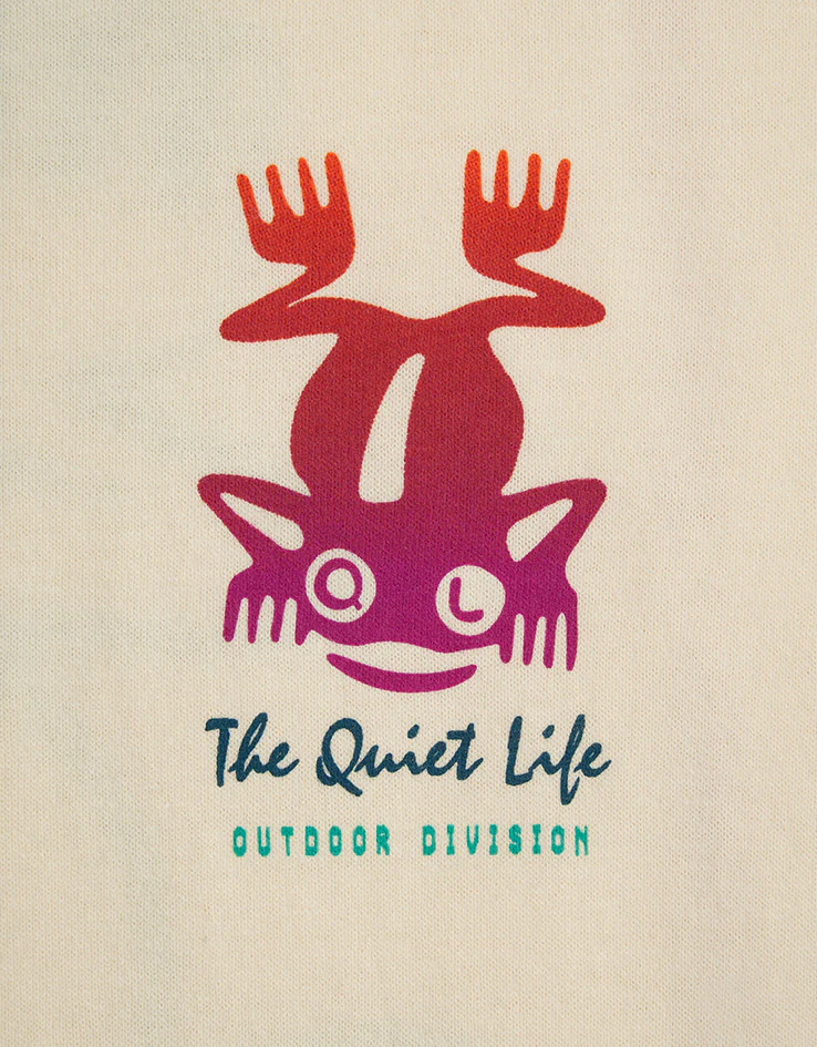 The Quiet Life Outdoor Division T-Shirt - Cream - Image 4