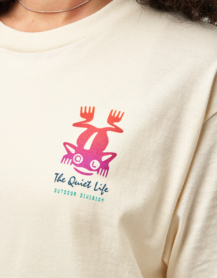 The Quiet Life Outdoor Division T-Shirt - Cream - Image 8
