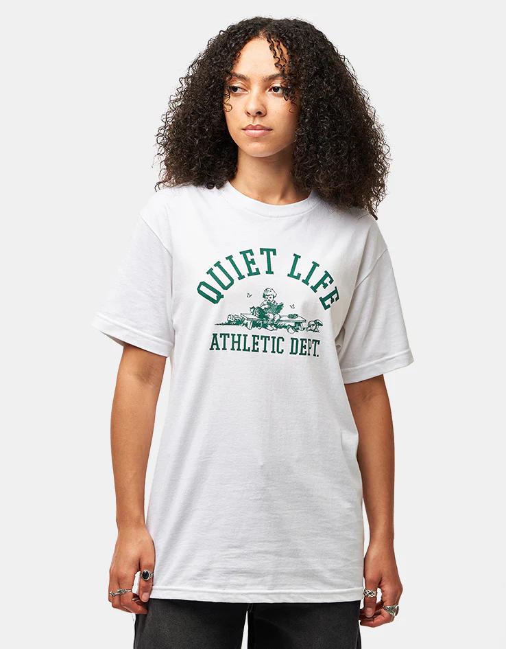 The Quiet Life Quiet Life Athletic Dept. T-Shirt - White - Image 4
