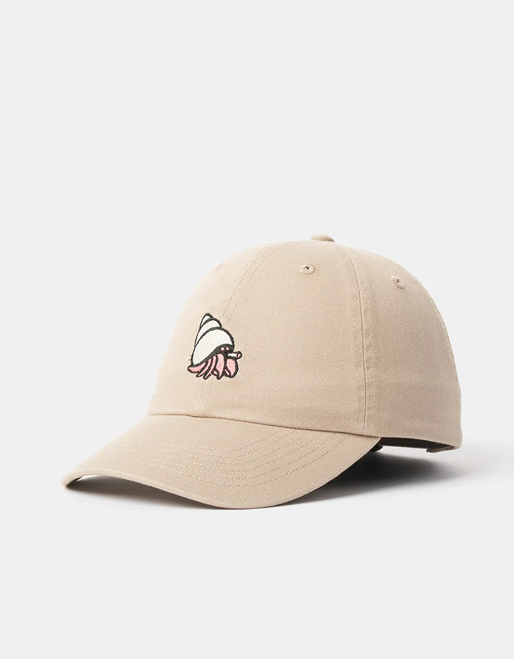 The Quiet Life Smoking Crab Dad Cap - Khaki