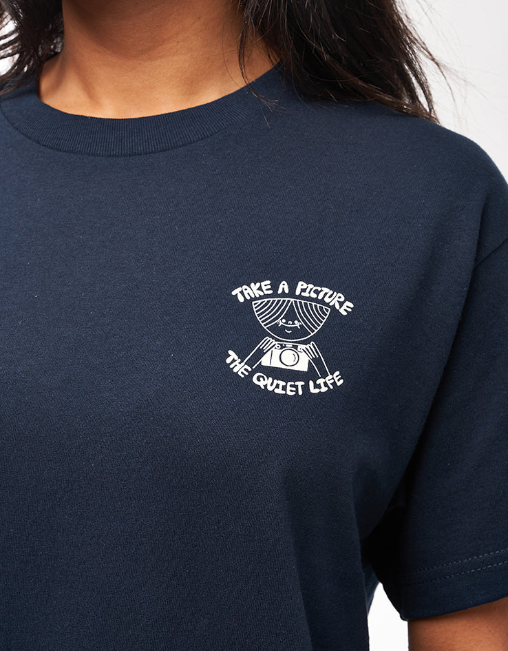 The Quiet Life Take A Picture T-Shirt - Navy - Image 8