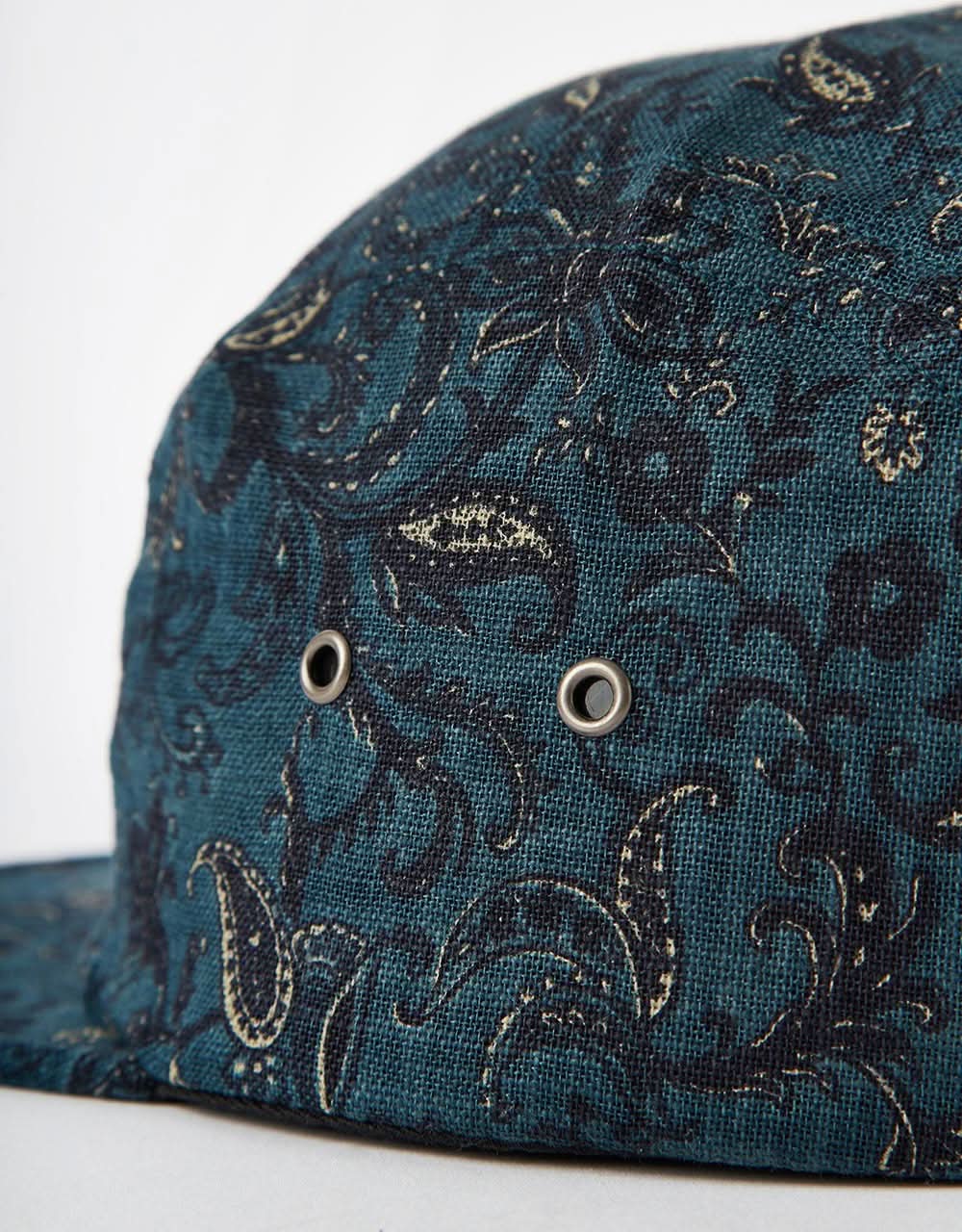 The Quiet Life Vintage Floral 5 Panel Cap - Black - Image 3