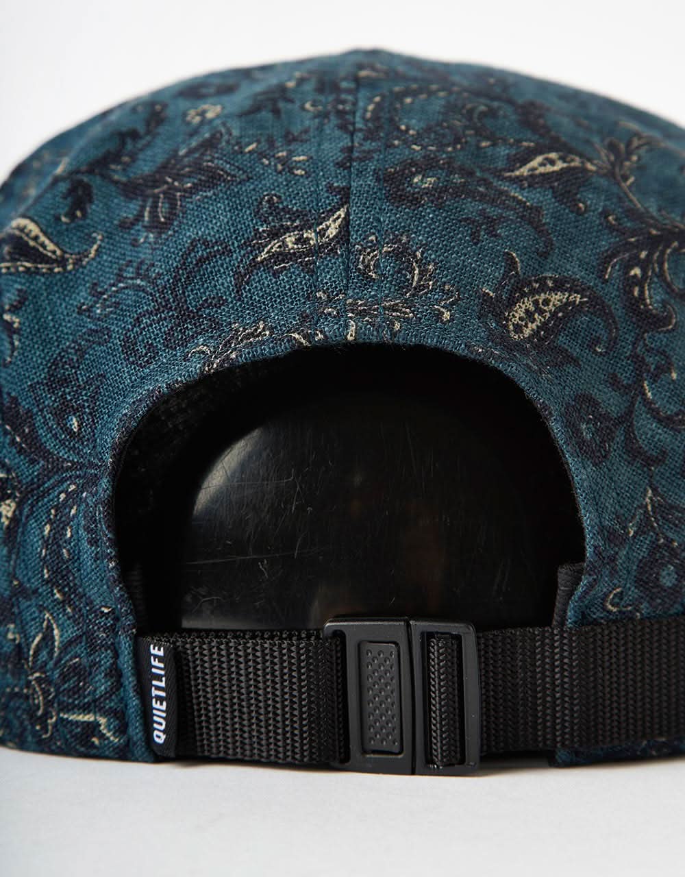 The Quiet Life Vintage Floral 5 Panel Cap - Black - Image 4