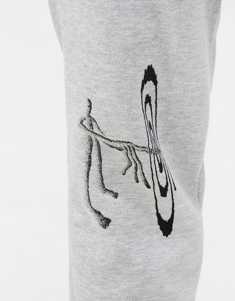 The Quiet Life x Hugo Bernier Tune In Sweatpants - Grey Heather - Image 6