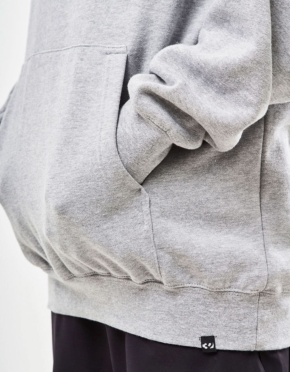 ThirtyTwo x Santa Cruz Screaming Hand Pullover Hoodie - Grey Heather - Image 5