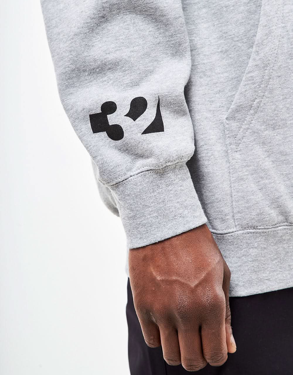 ThirtyTwo x Santa Cruz Screaming Hand Pullover Hoodie - Grey Heather - Image 7