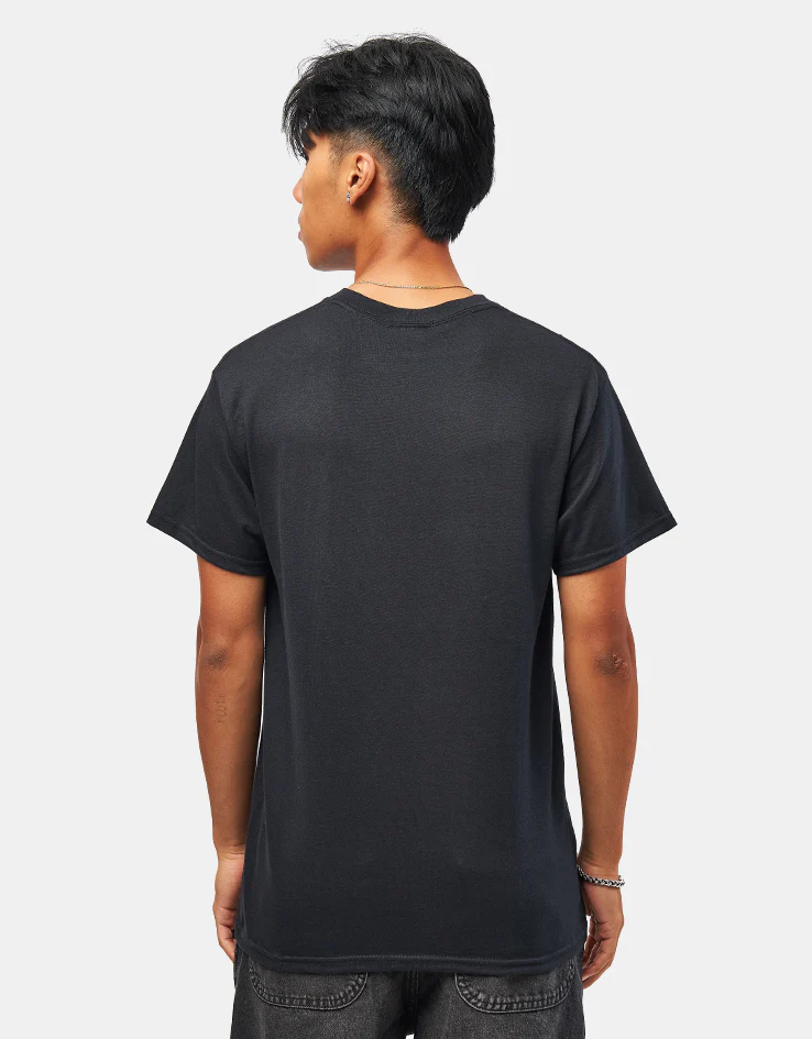 Thrasher Checkered Oval T-Shirt - Black - Image 2