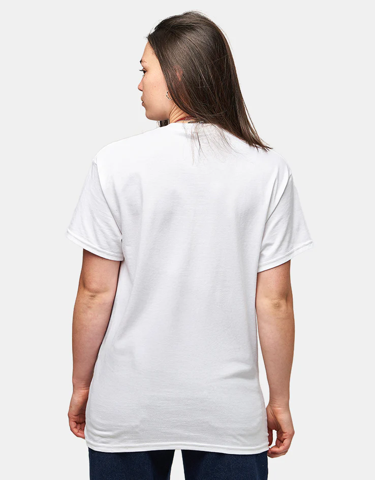 Thrasher Checkered Oval T-Shirt - White - Image 5