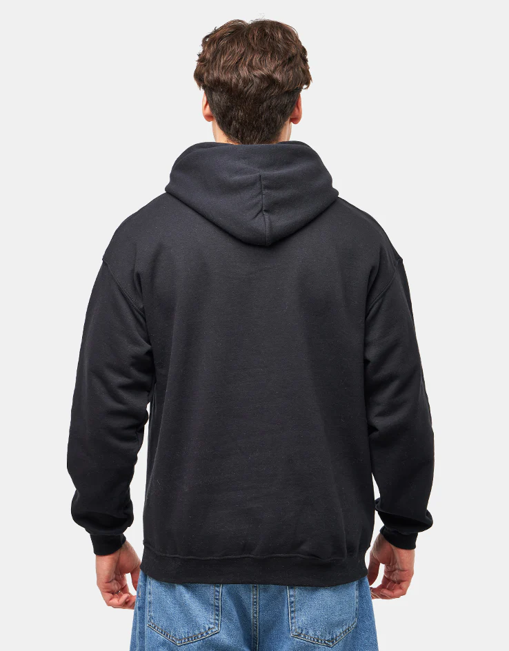 Thrasher Chinatown Pullover Hoodie - Black - Image 2