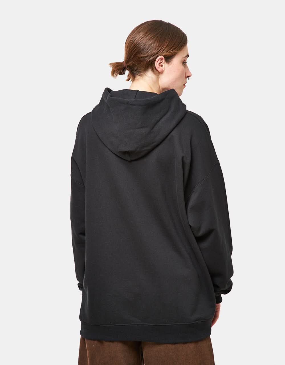 Thrasher Flame Logo Pullover Hoodie - Black - Image 8
