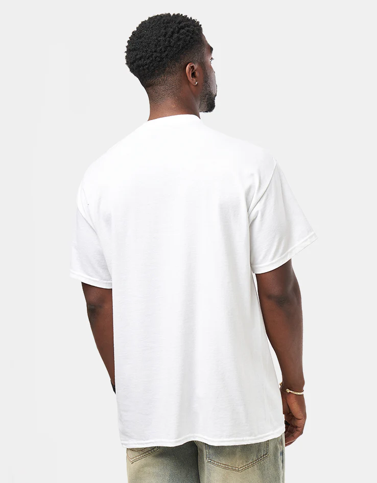 Thrasher Metal T-Shirt - White - Image 3