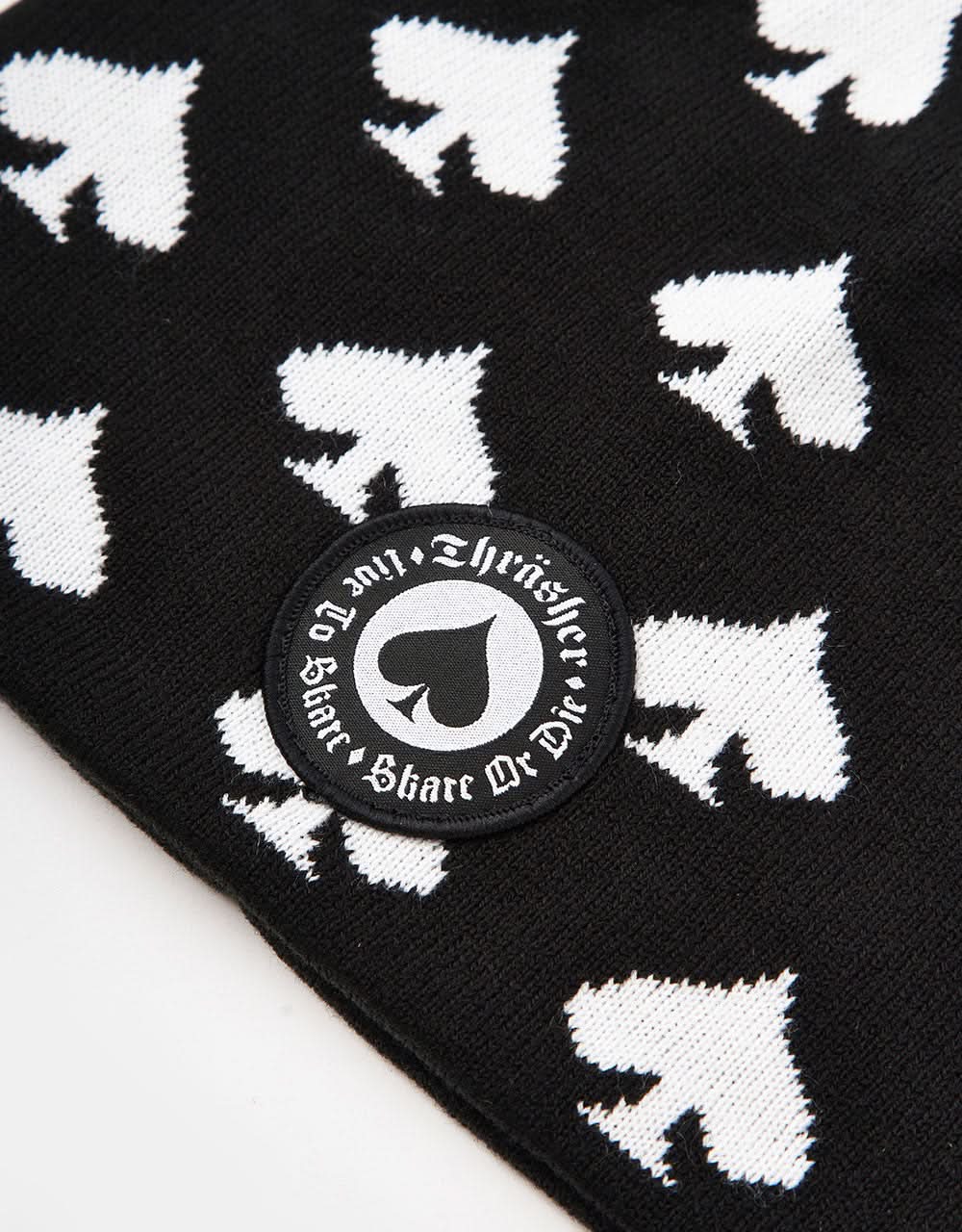 Thrasher Oath Skully Beanie - Black - Image 2