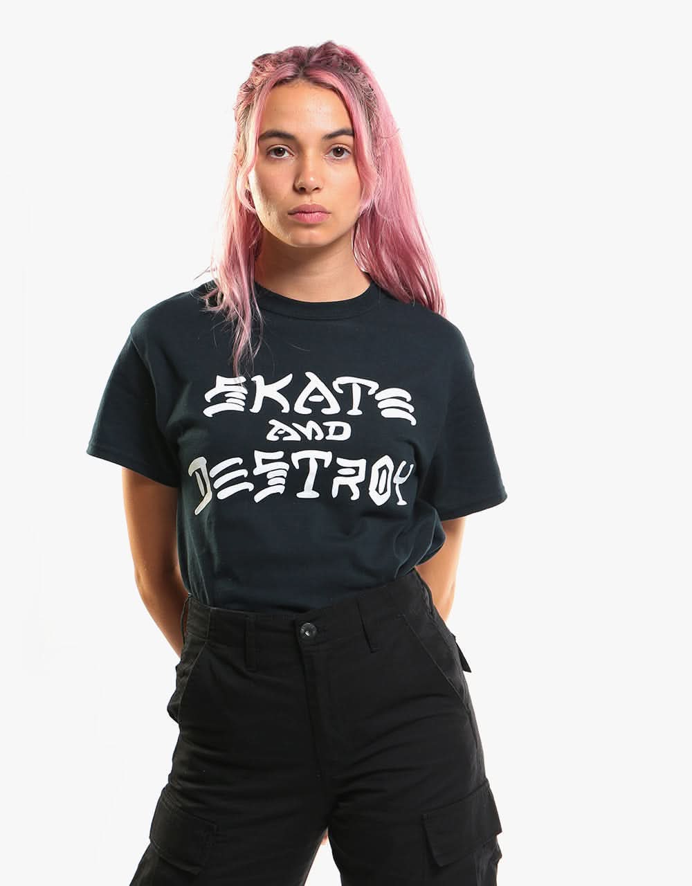 Thrasher Skate and Destroy T-Shirt - Black - Image 4