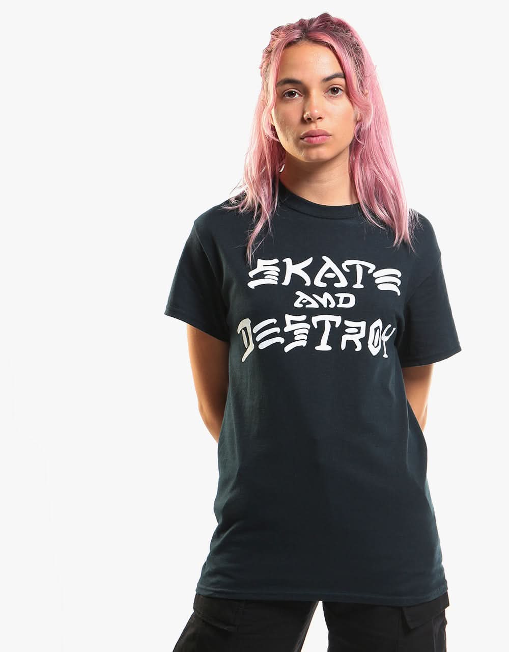 Thrasher Skate and Destroy T-Shirt - Black - Image 8