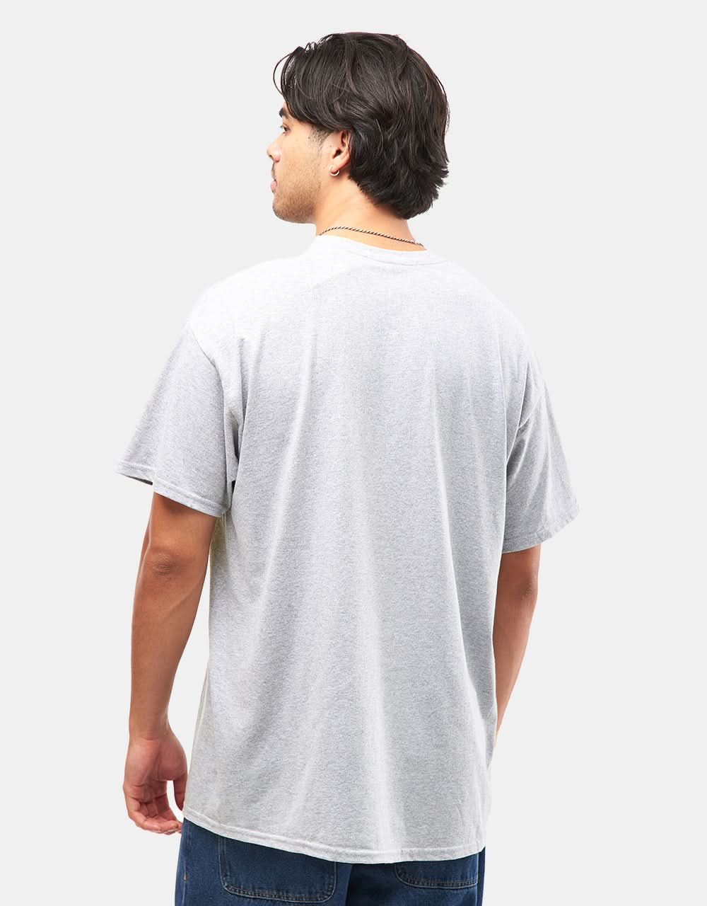 Thrasher Skate and Destroy T-Shirt - Heather Grey - Image 2
