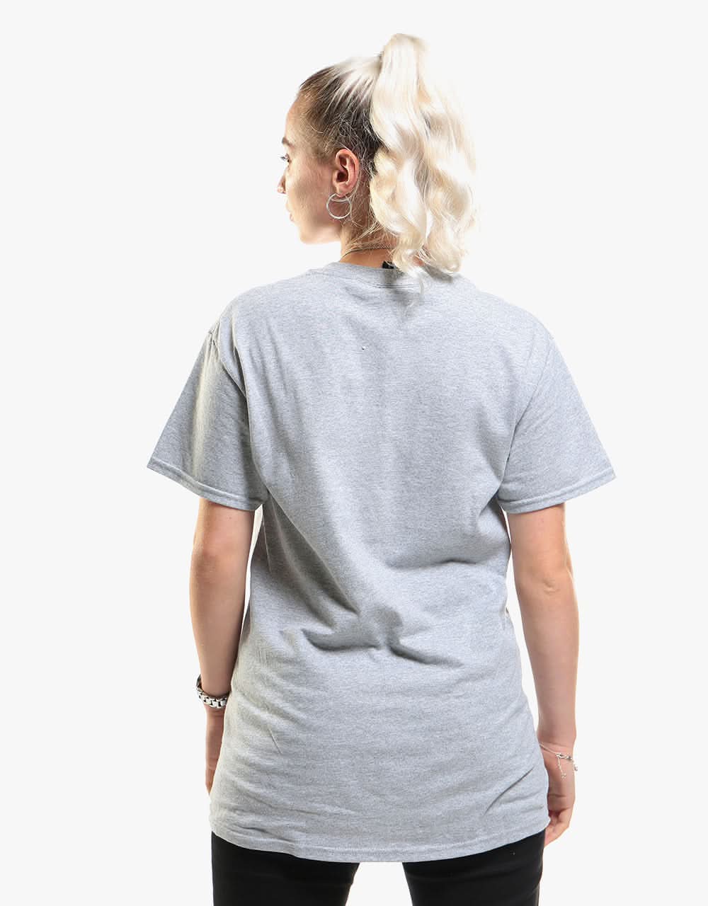 Thrasher Skate and Destroy T-Shirt - Heather Grey - Image 5