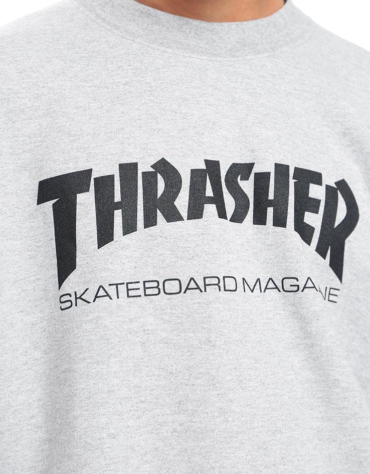 Thrasher Skate Mag Crewneck Sweat - Heather Grey - Image 3