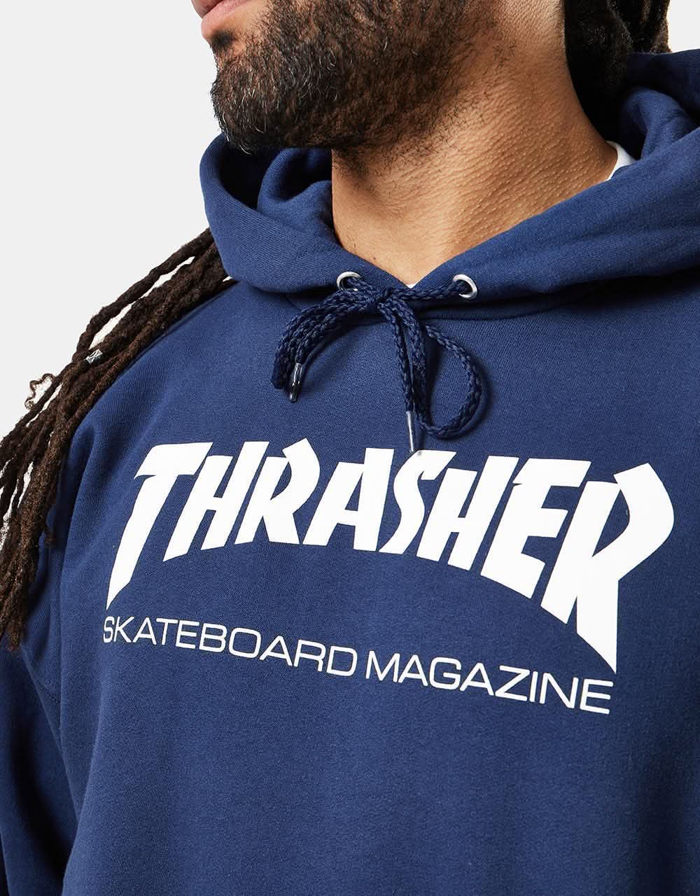 Thrasher Skate Mag Pullover Hoodie - Navy - Image 2
