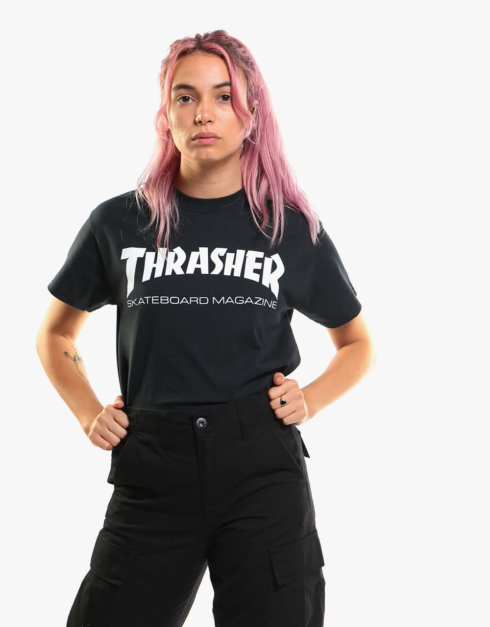 Thrasher Skate Mag T-Shirt - Black - Image 4