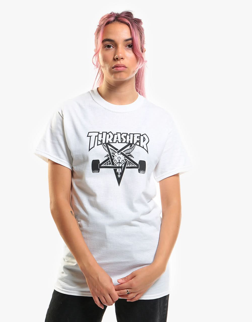 Thrasher Skategoat T-Shirt - White - Image 4