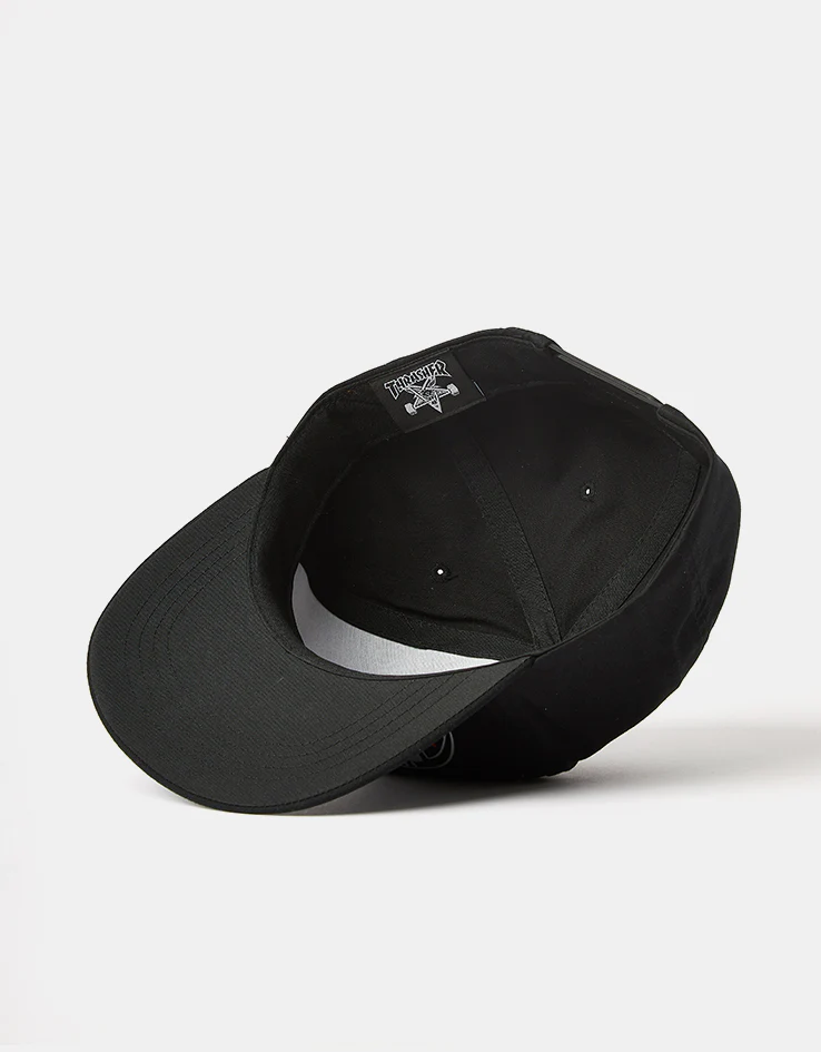 Thrasher Sky Rat (Neckface) Snapback Cap - Black - Image 4