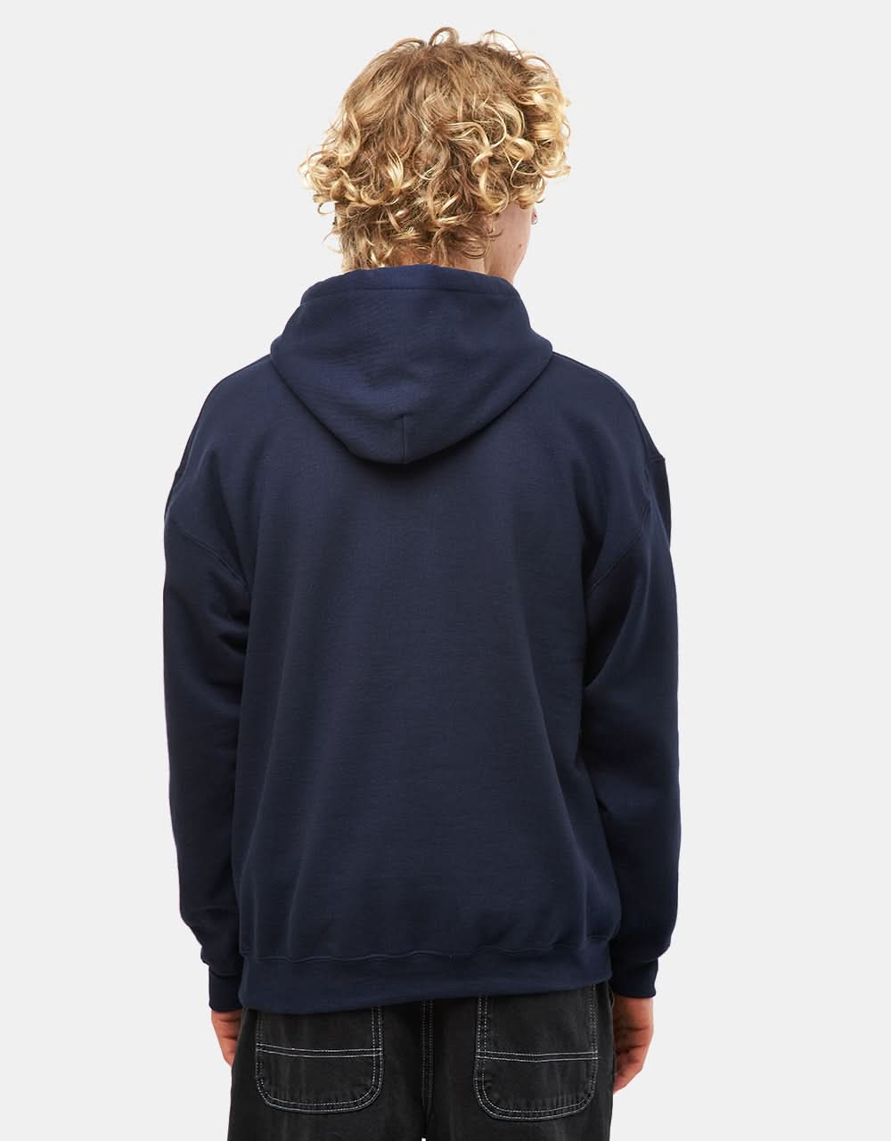Thrasher Smile Pullover Hoodie - Navy - Image 2