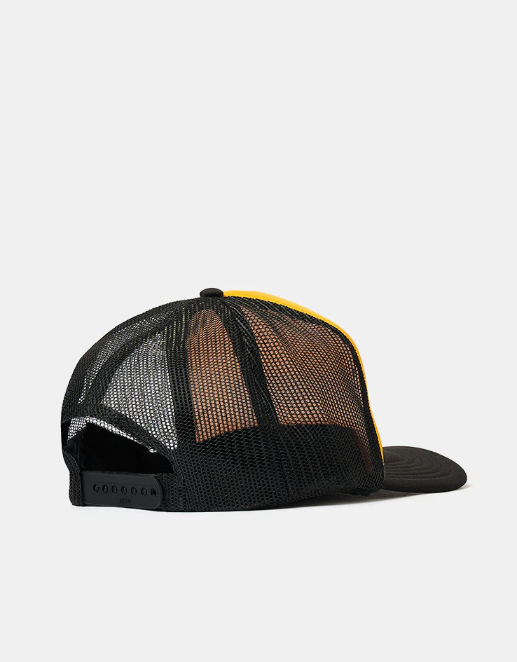 Thrasher x Spitfire Cap - Black/Gold/Black - Image 3