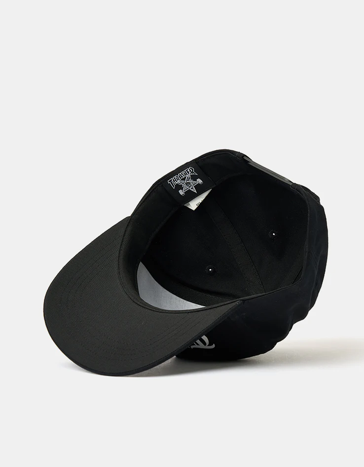 Thrasher x Spitfire The End Oath Cap - Black - Image 4