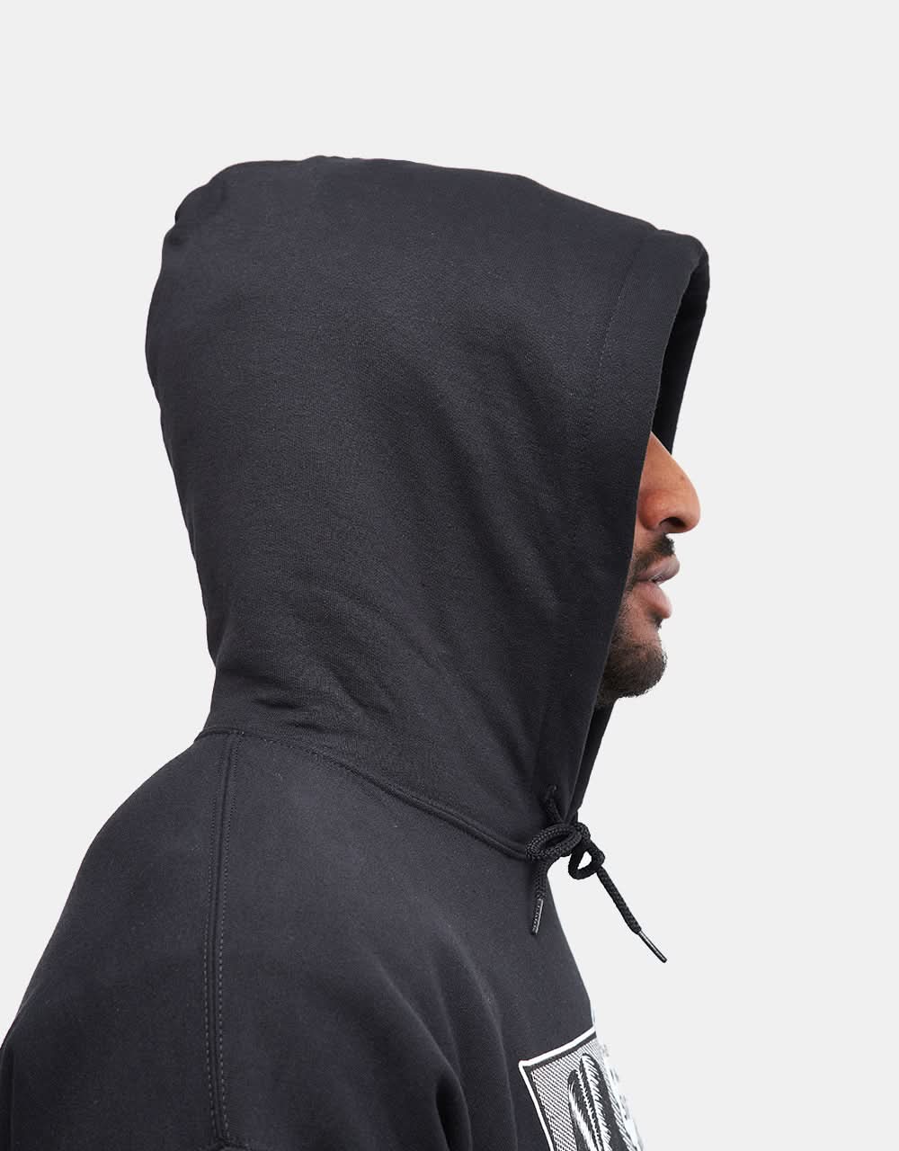 Thrasher x Toy Machine Girlfriend Pullover Hoodie - Black - Image 4