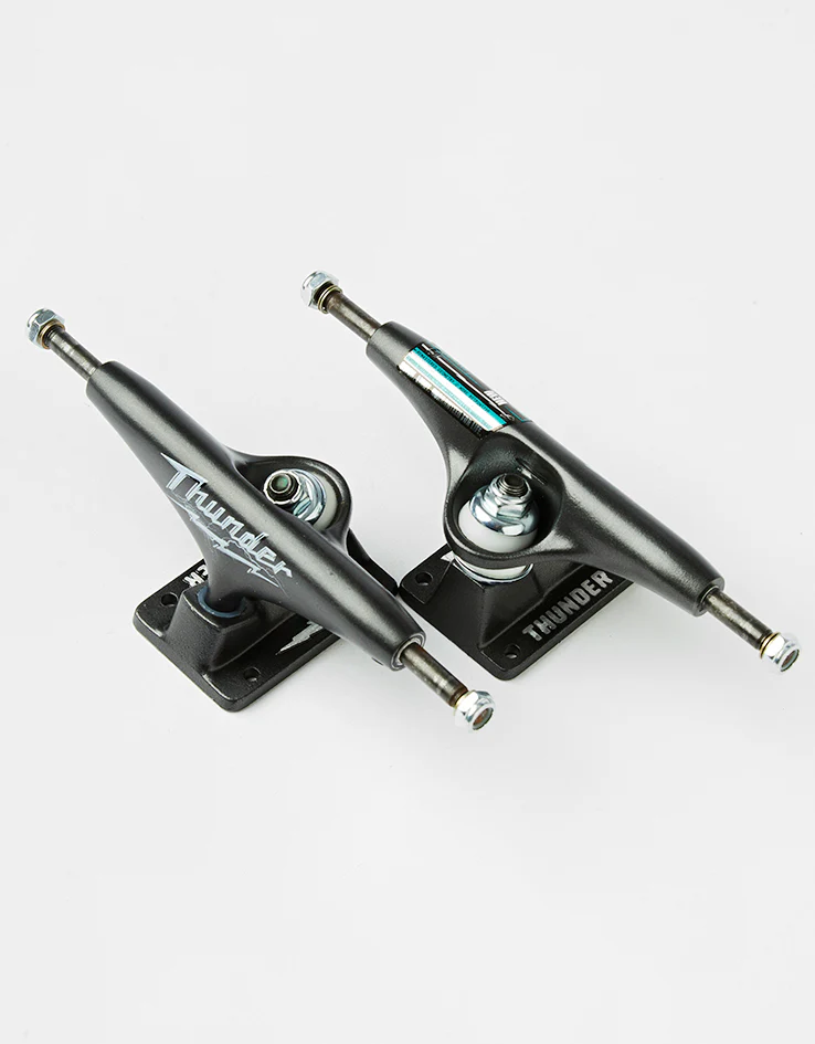 Thunder T-II Voltage Skateboard Trucks - Gunmetal (Pair) - Image 4