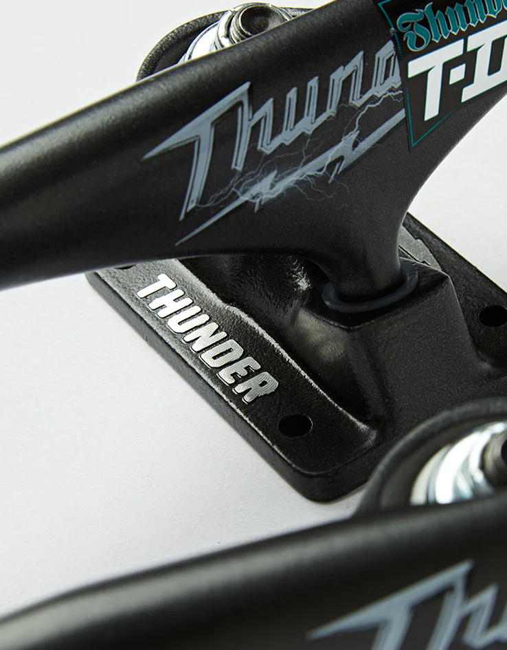 Thunder T-II Voltage Skateboard Trucks - Gunmetal (Pair) - Image 5