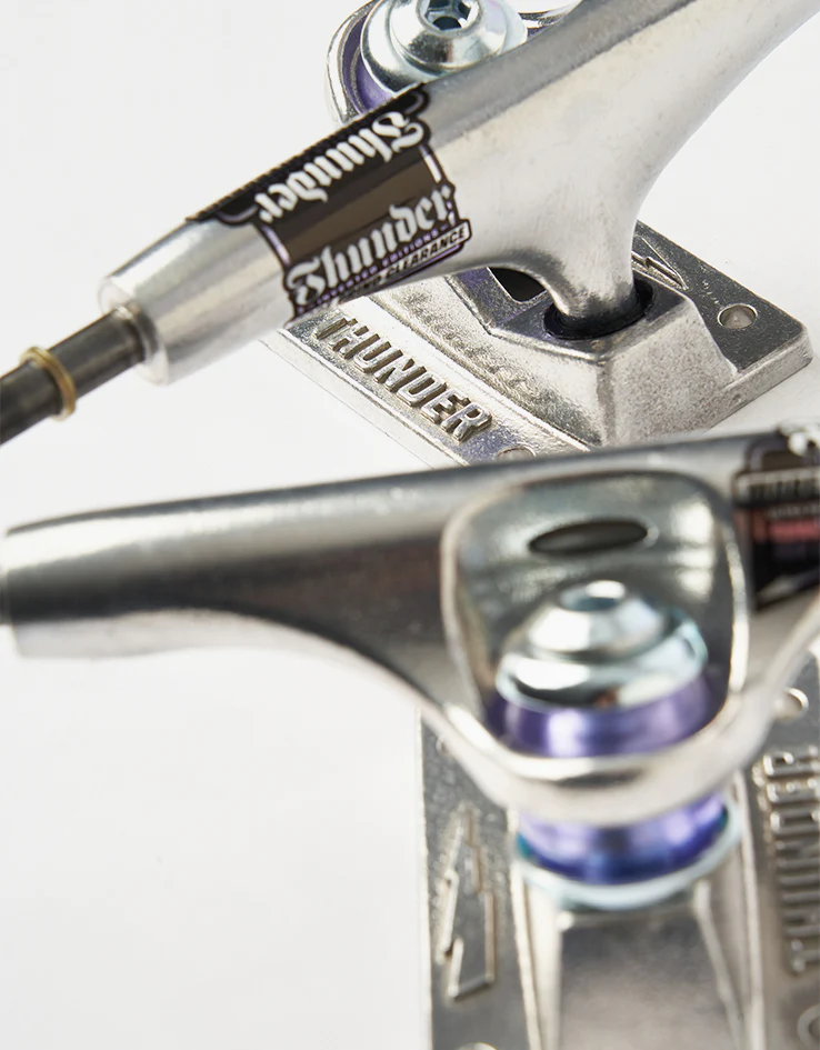 Thunder Team Inverted Skateboard Trucks - Polished (Pair) - Image 4