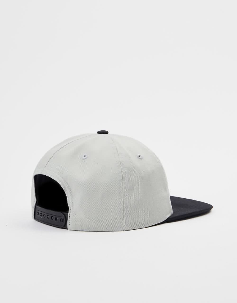 Tired Stamp 2 Tone 6 Panel Cap - Ash/Black - Image 3