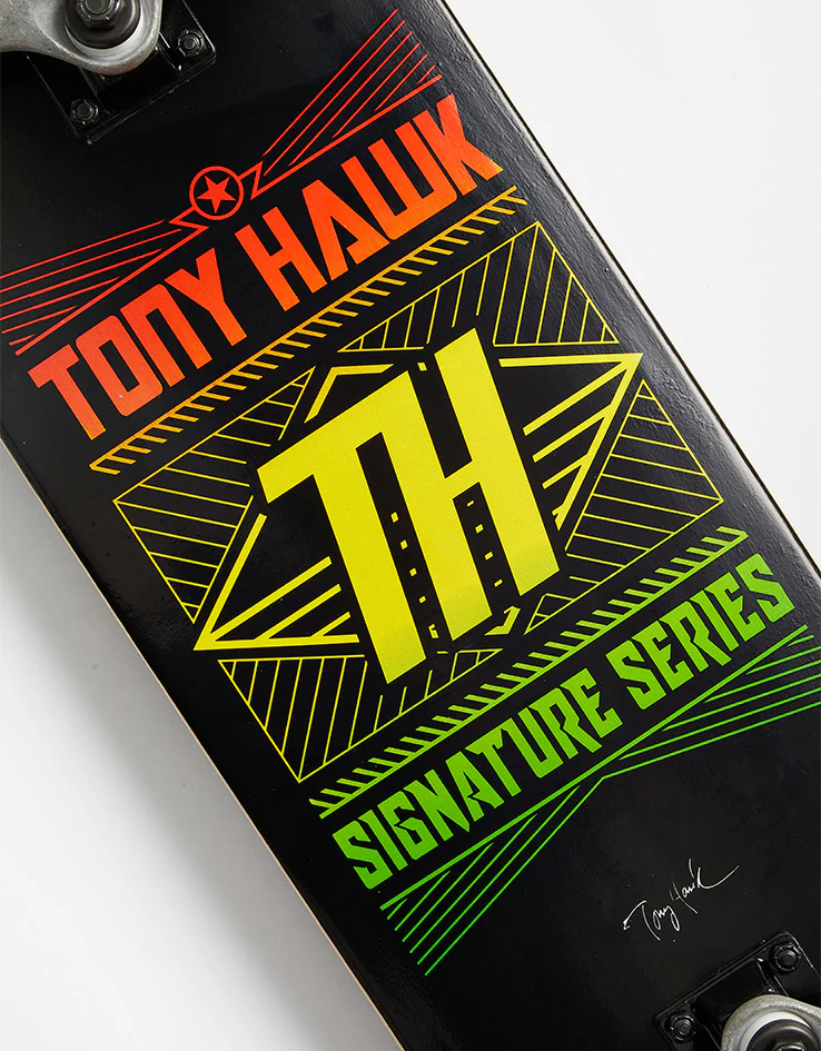 Tony Hawk 180+ Stacked Logo Complete Skateboard - 8" - Image 2