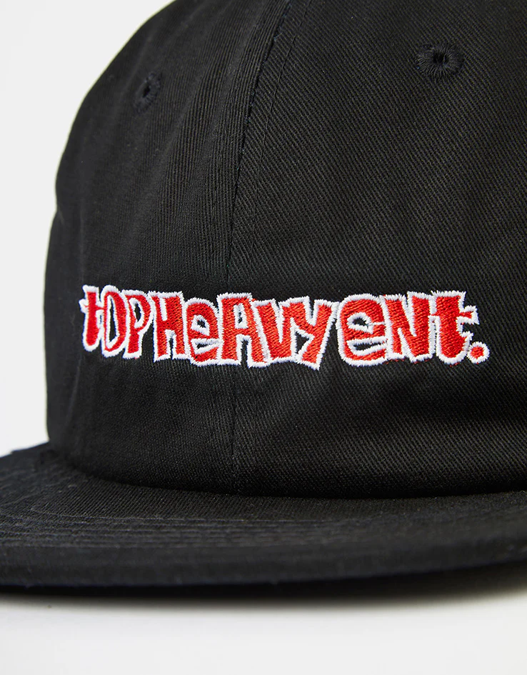 Top Heavy EXCLUSIVE Bruv Cap - Black - Image 2