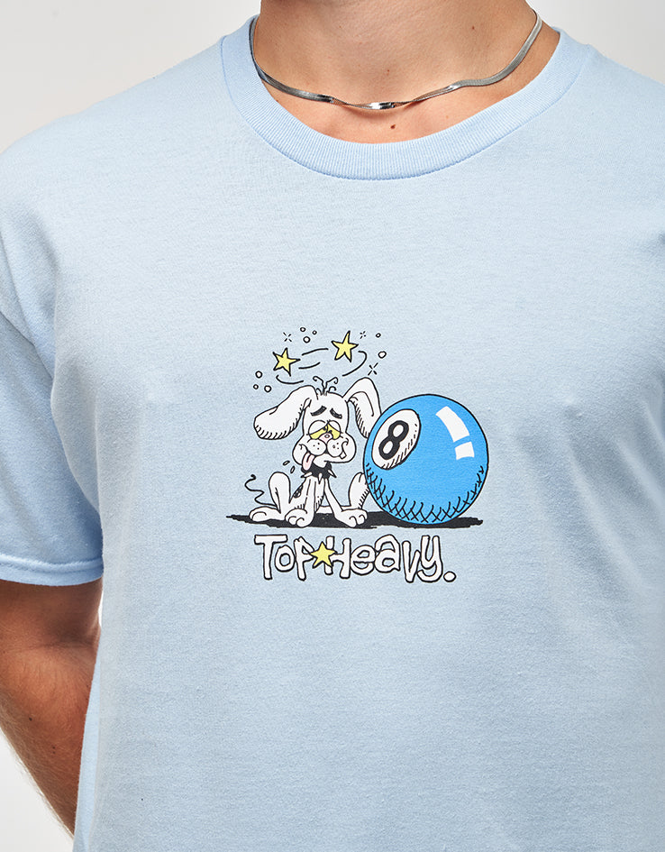 Top Heavy EXCLUSIVE Dog Daze T-Shirt - Light Blue - Image 4