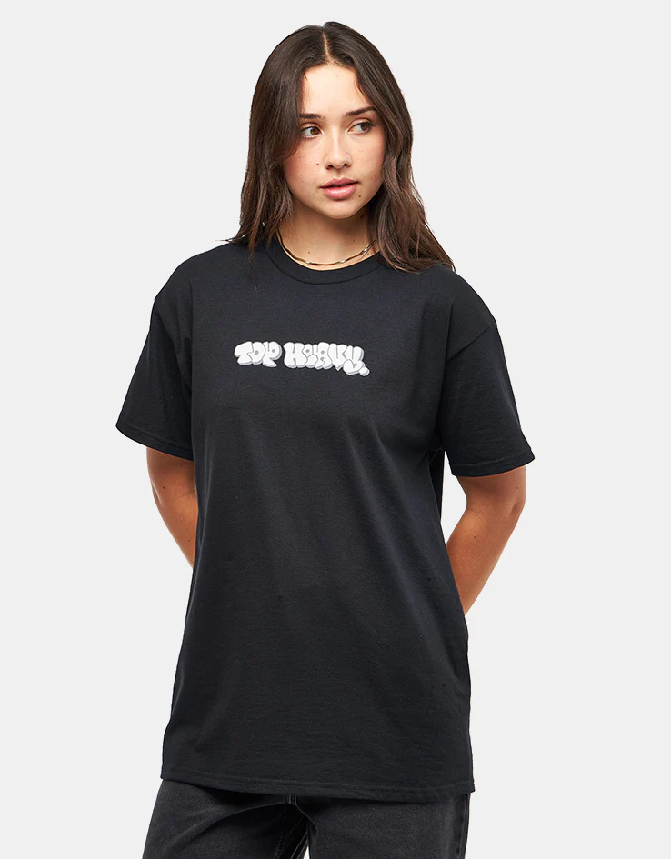 Top Heavy EXCLUSIVE OG Throwie T-Shirt - Black/Light Grey/Dark Grey - Image 4