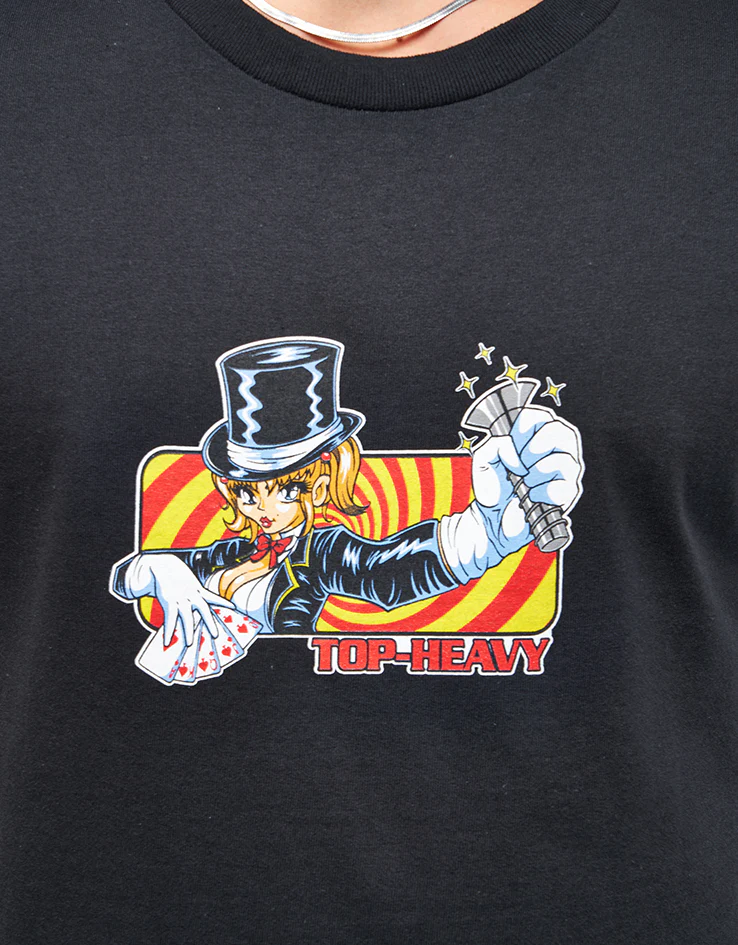 Top Heavy EXCLUSIVE Sleight of Hand T-Shirt - Black - Image 3