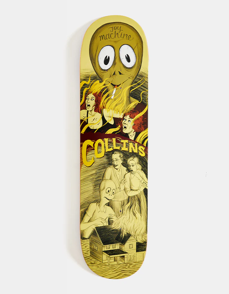 Toy Machine Collins Horror Show Skateboard Deck - 8.13"