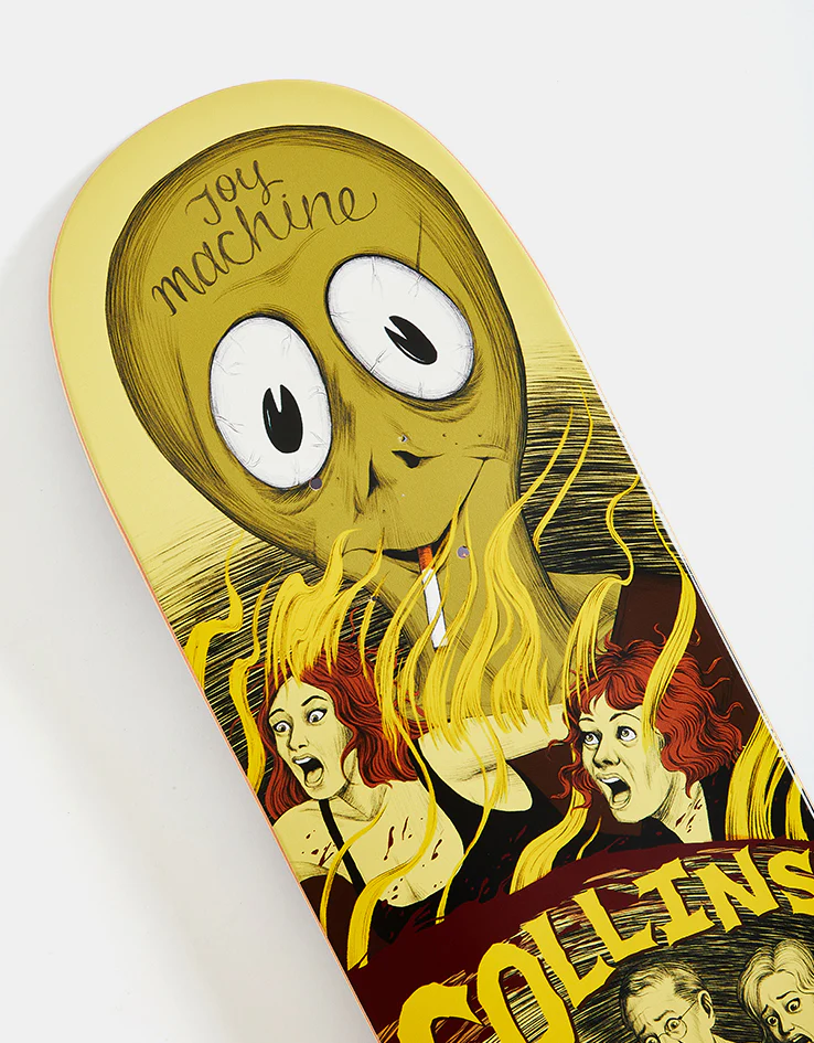 Toy Machine Collins Horror Show Skateboard Deck - 8.13" - Image 3