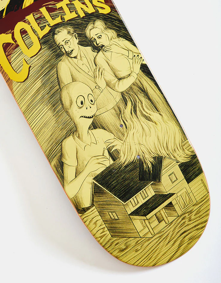 Toy Machine Collins Horror Show Skateboard Deck - 8.13" - Image 4