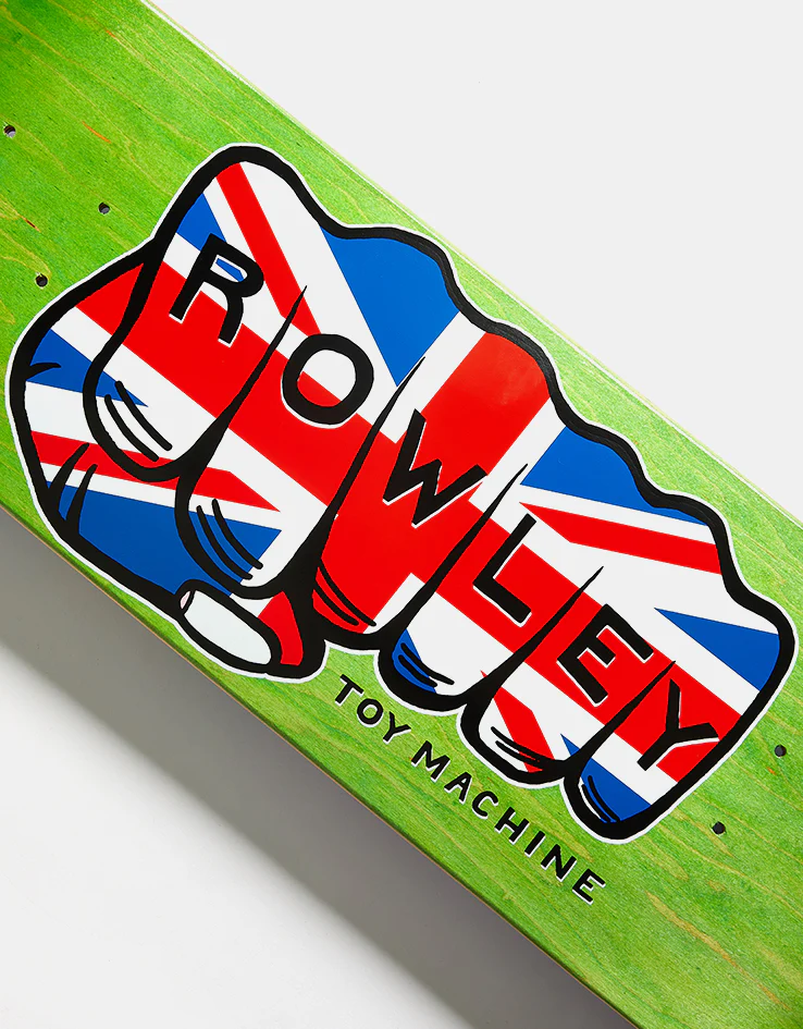 Toy Machine Rowley Union Jack Skateboard Deck - 8.25" - Image 3