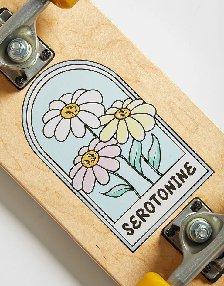 Tricks Serotonine Mini Complete Skateboard - 7.87" x 24.21" - Image 3