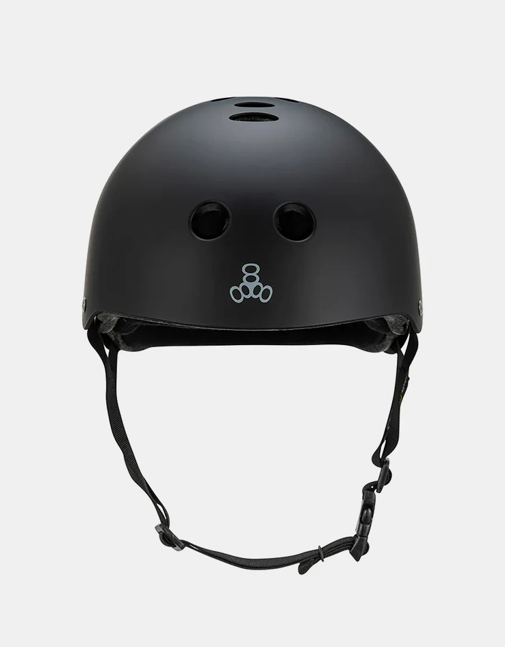 Triple 8 Sky Brown Sweatsaver Cert Helmet - Matte Black - Image 5