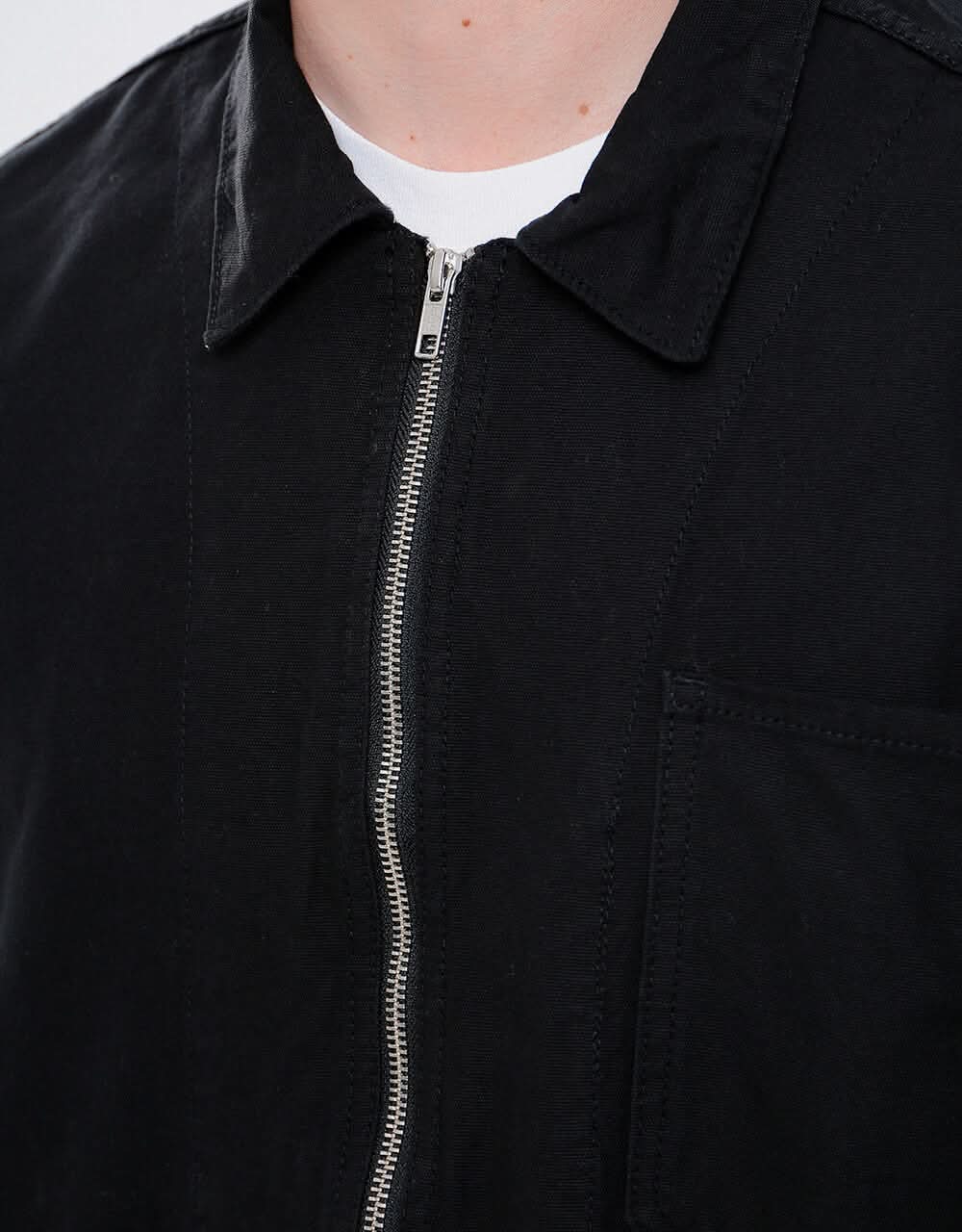 Uskees Lot #3002 L/S Overshirt - Black - Image 2