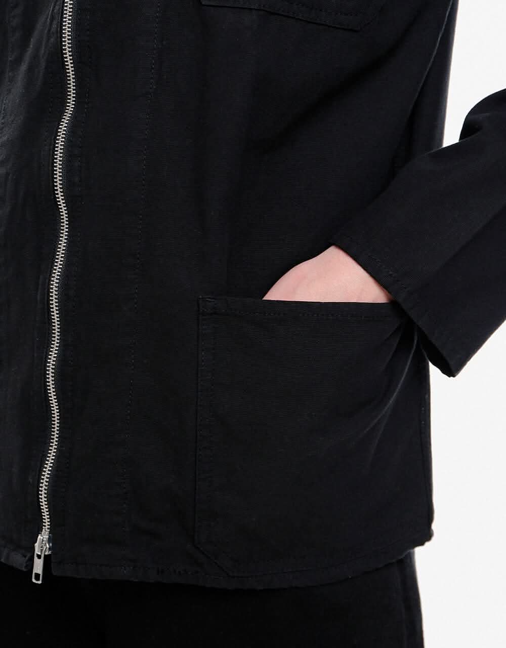 Uskees Lot #3002 L/S Overshirt - Black - Image 3