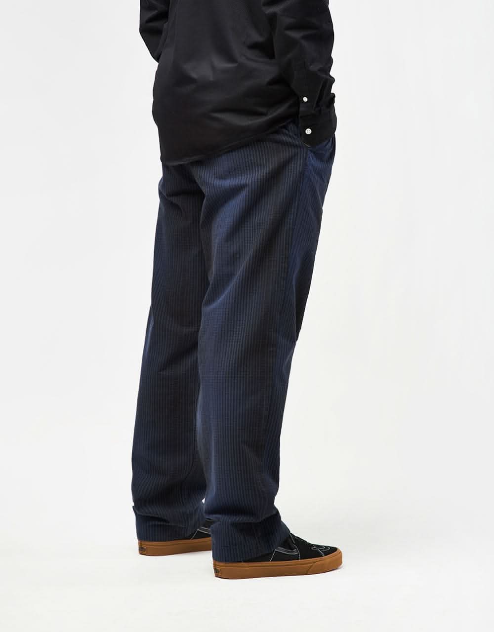 Vans Authentic Chino Loose Tapered Plaid Pant - Dress Blues/Black - Image 3