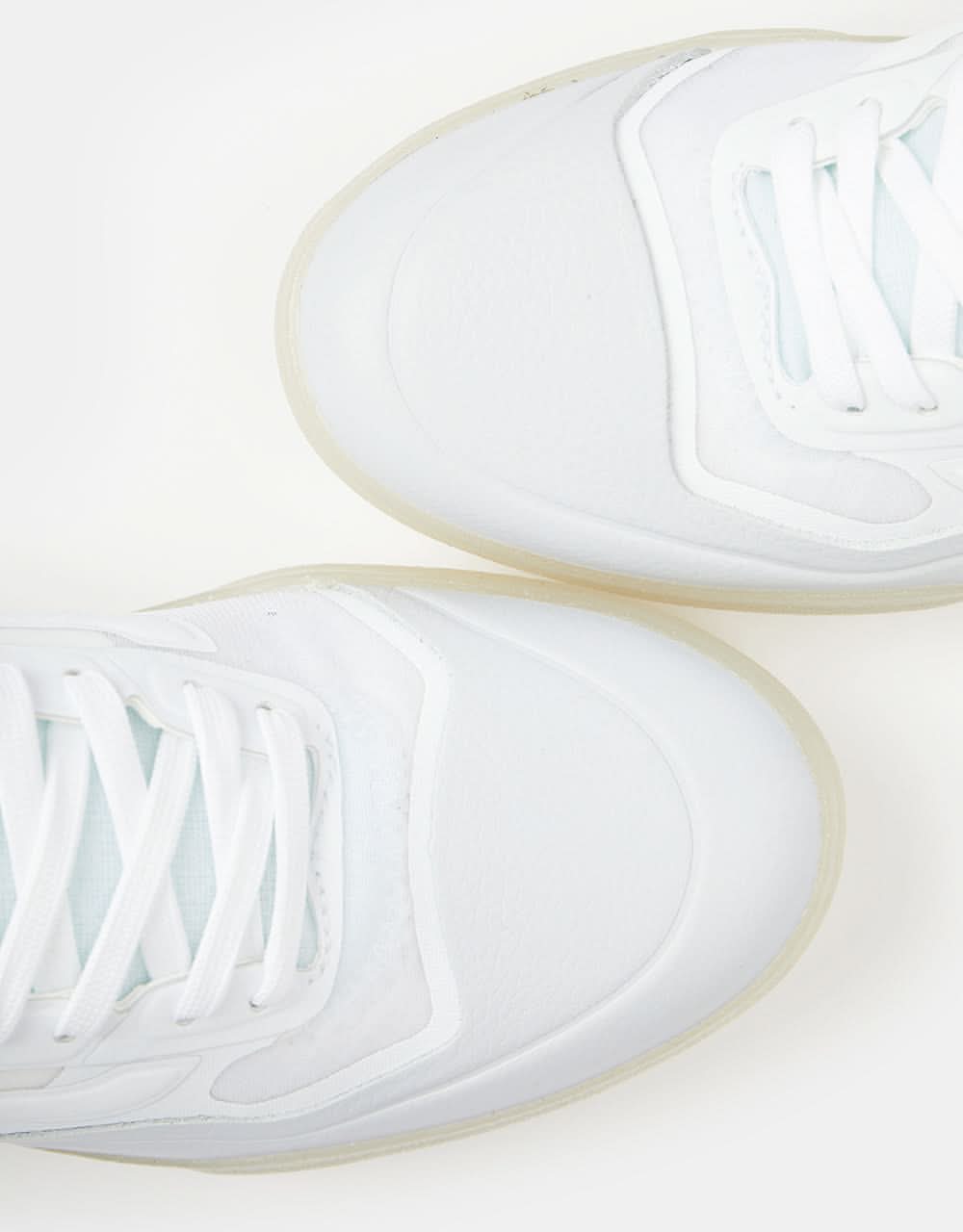 Vans AVE Skate Shoes - White/White - Image 5