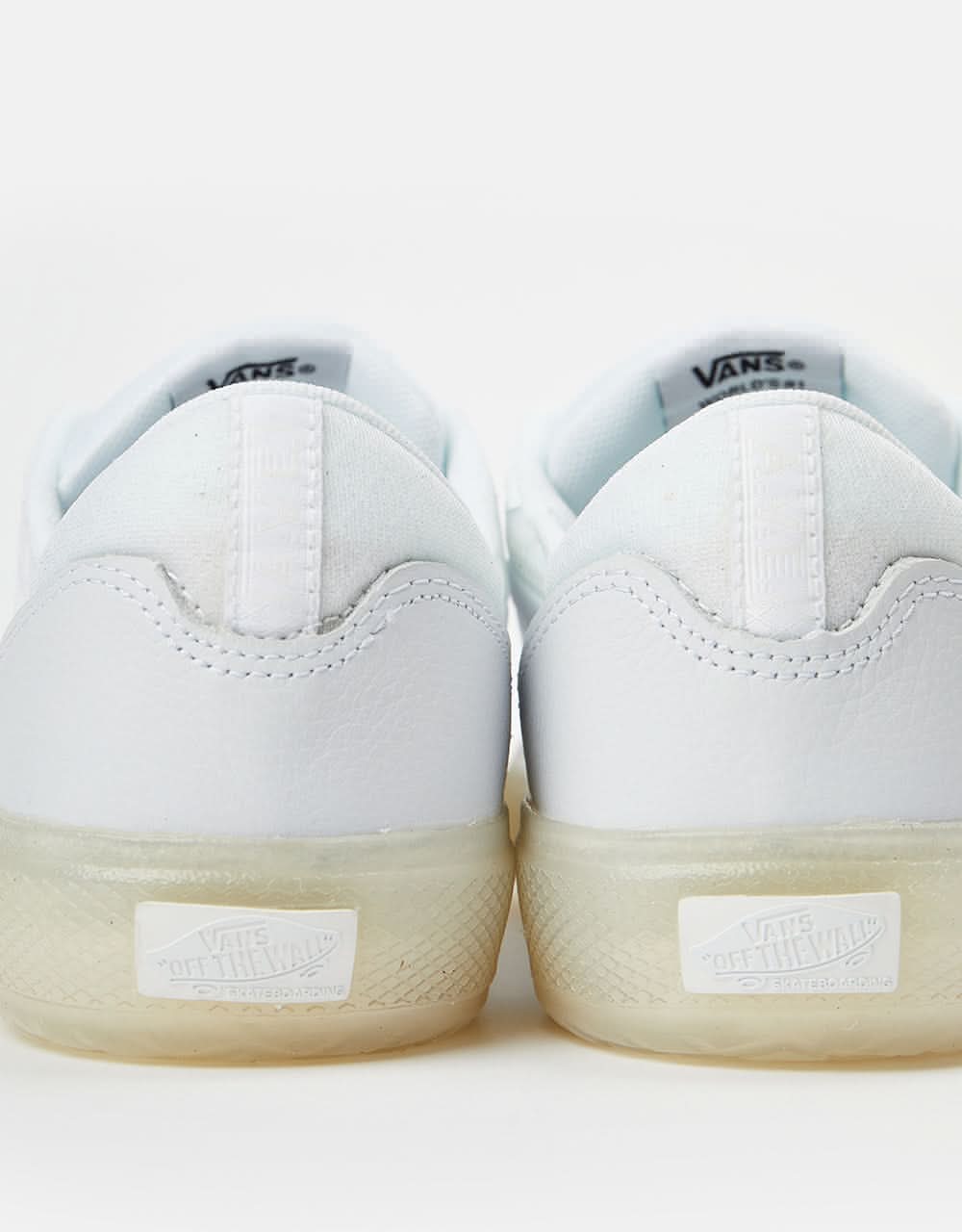 Vans AVE Skate Shoes - White/White - Image 7